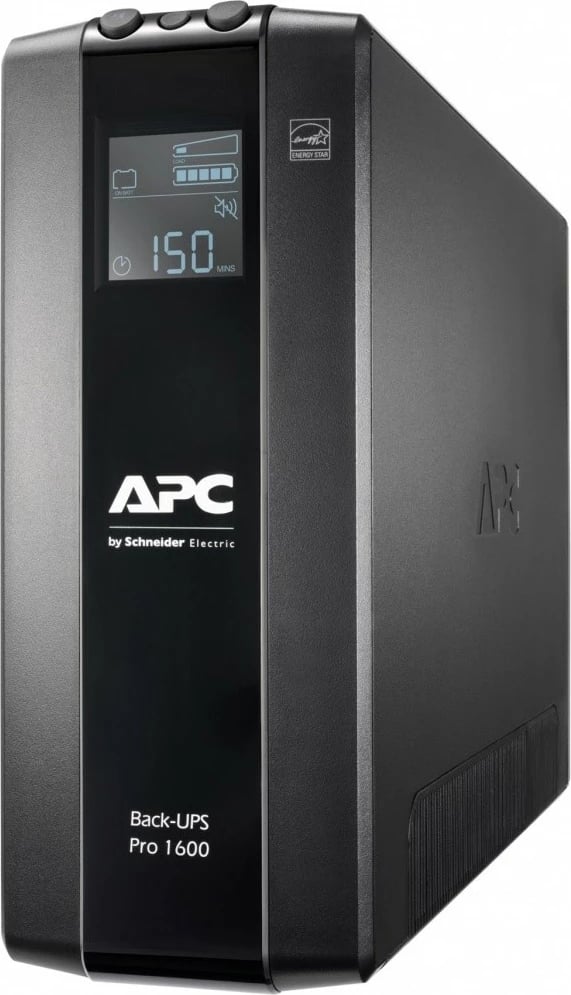 Kasë UPS APC BR1600MI, 1600VA, 8xC13, AVR, LCD, e zezë