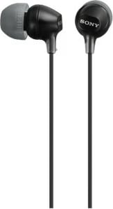 Kufje Sony MDR-EX15LP, me tela, 3.5mm, të zeza