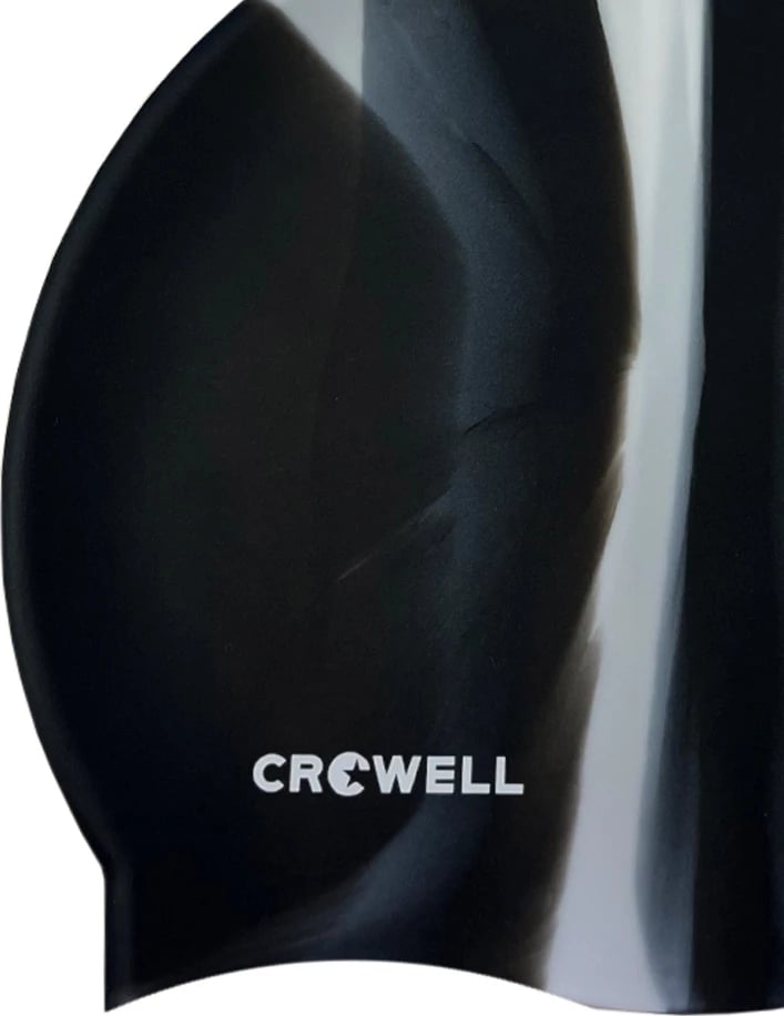 Kapelë noti silikoni Crowell unisex, e zezë-gri