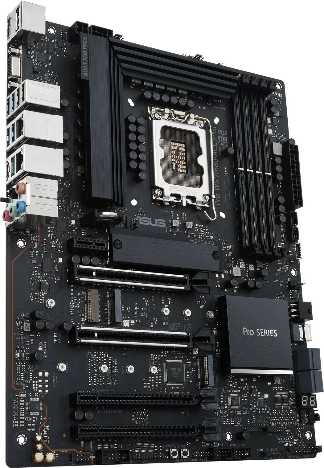 Pllakë amë ASUS PRO WS W680-ACE IPMI, Intel, LGA 1700, DDR5-SDRAM, 128 GB