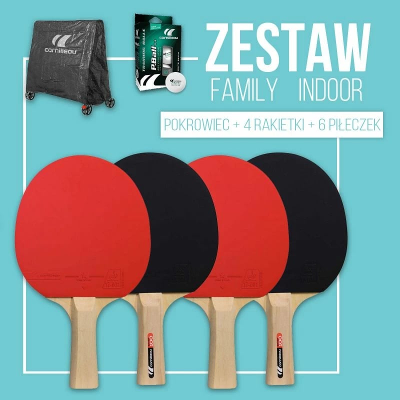 Set aksesorësh për pingpong Cornilleau, të zi Set aksesorësh për pingpong Cornilleau, të zi