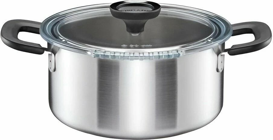 Tenxhere Fiskars Functional Form 3L me kapak, çelik inoks
