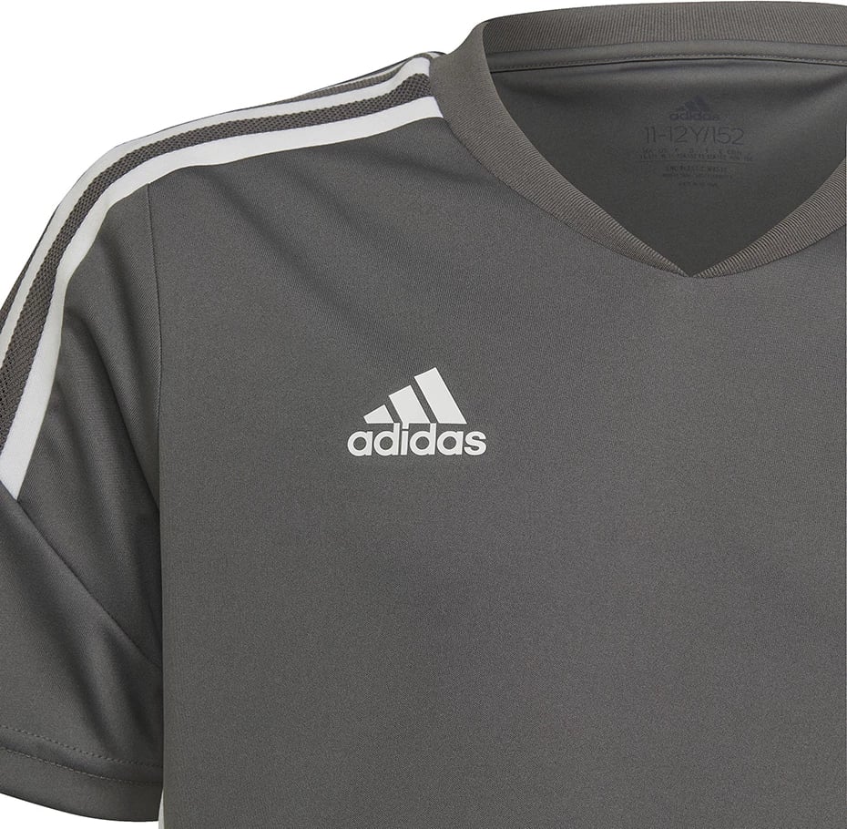 Fanellë futbolli për fëmijë adidas, gri