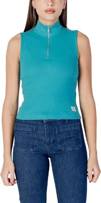 Canotë femra Calvin Klein Jeans turquoise