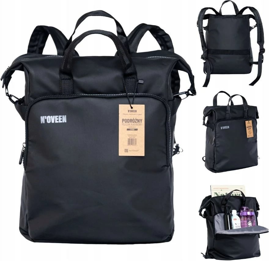 Çantë shpine N'OVEEN CTB300, poliestër, e zezë