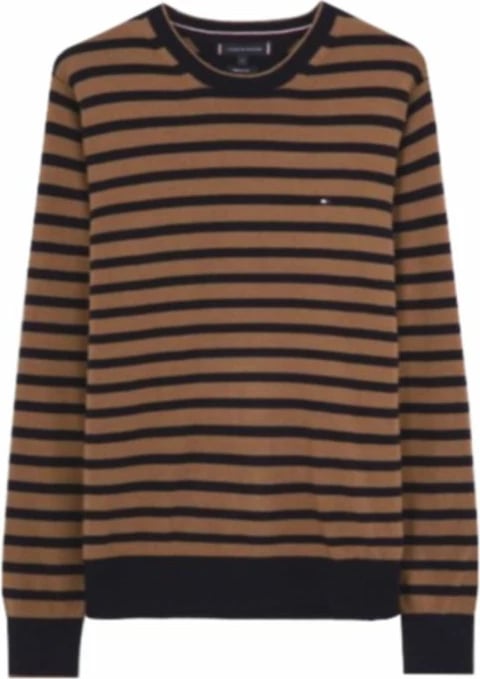 Xhemper për meshkuj Tommy Hilfiger, ngjyrë kafe dhe e zezë