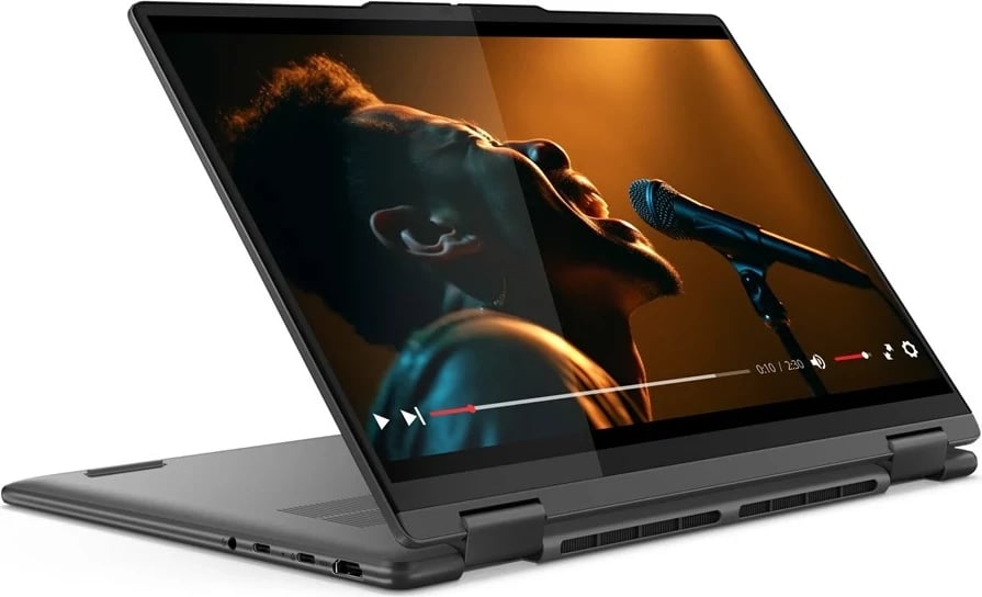 Laptop hibrid Lenovo Yoga 7 14AHP9, AMD Ryzen 5, 16 GB RAM, 512 GB SSD, Gri