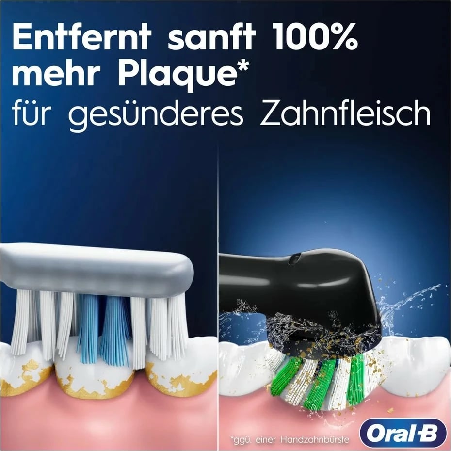 Furçë dhëmbësh elektrike Oral-B Pro 3, zi/bardhë