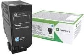 Toner, Lexmark, 84C2HCE, 16000 faqe, Cyan