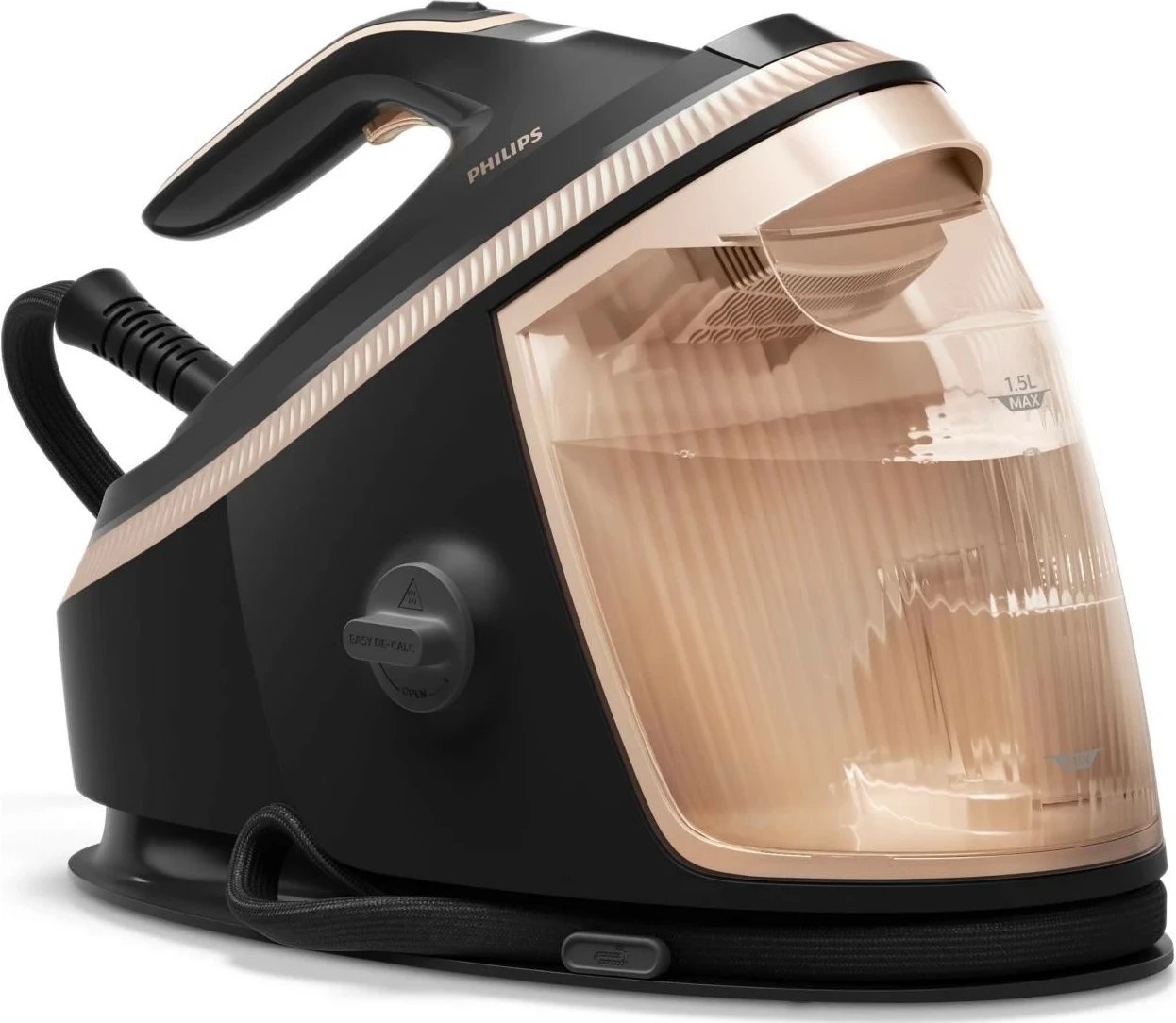 Hekur me avull Philips PerfectCare 7000 PSG7300/80, 3120W, rezervuar i lëvizshëm, ngjyrë zi-ari