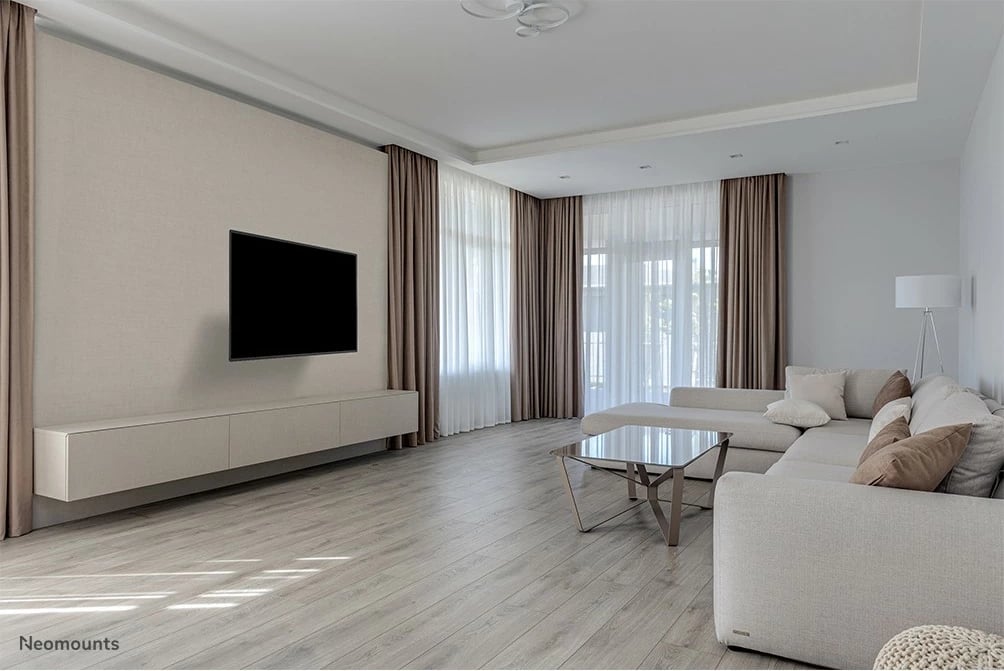 Mbajtës muri TV Neomounts WL40-540BL12, full motion, 32-55 inç, VESA 100x100/200x200, e zezë
