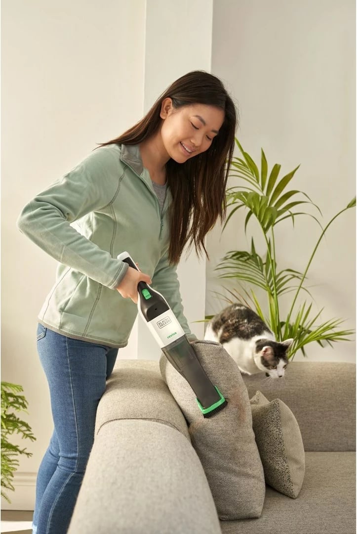 Fshesë dore BLACK+DECKER REVHV8C-QW, pa qese, e bardhë Fshesë dore BLACK+DECKER REVHV8C-QW, pa qese, e bardhë