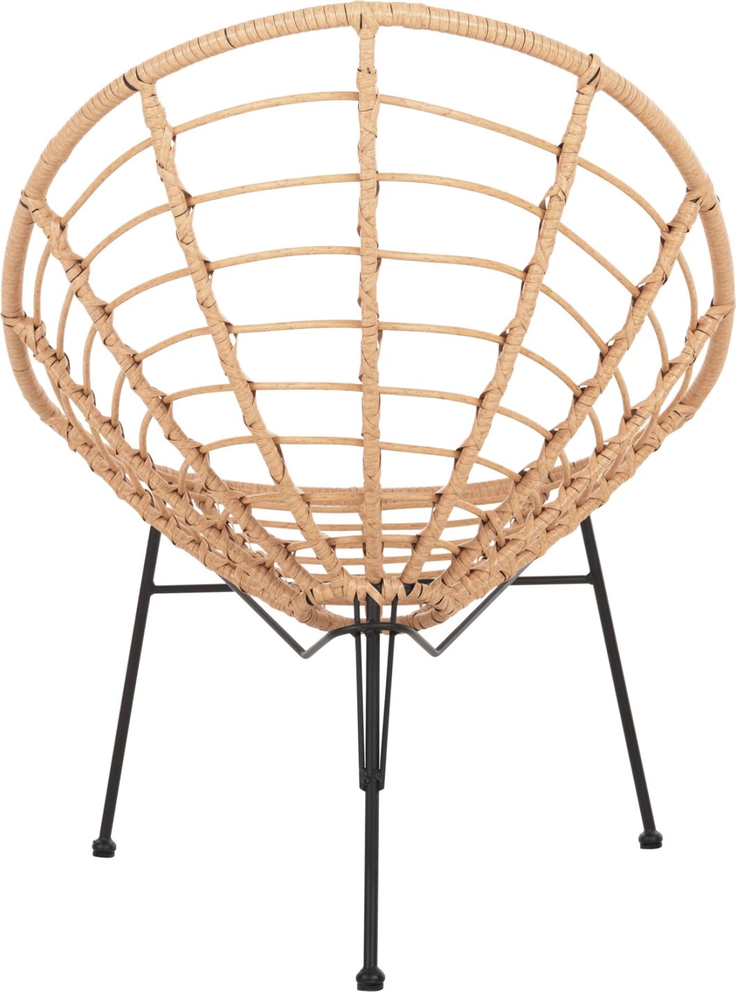 Karrige ALLEGRA lloj foleje, FH5458.11, metal i zi, thurje beix, 73x78x88H cm