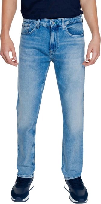 Pantallona Tommy Hilfiger Jeans, meshkuj, të kaltra