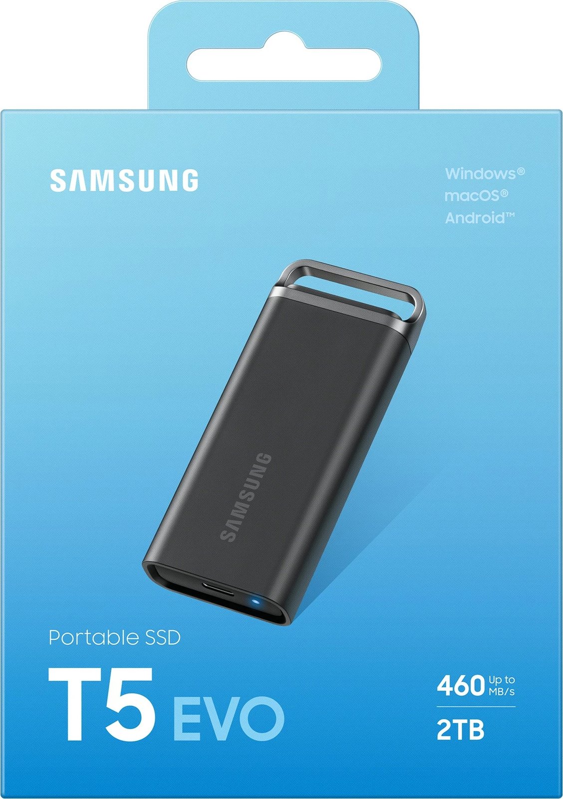 SSD Samsung MU-PH2T0S, 2 TB, 3.2 Gen 1, 460 MB/s, Zi