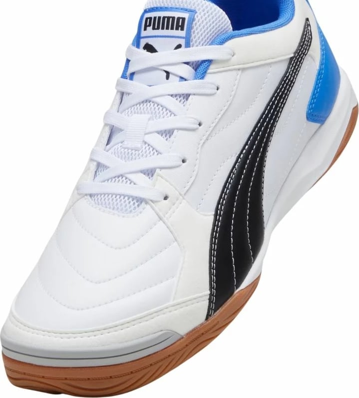 Atlete futbolli Puma për meshkuj, të bardha dhe blu