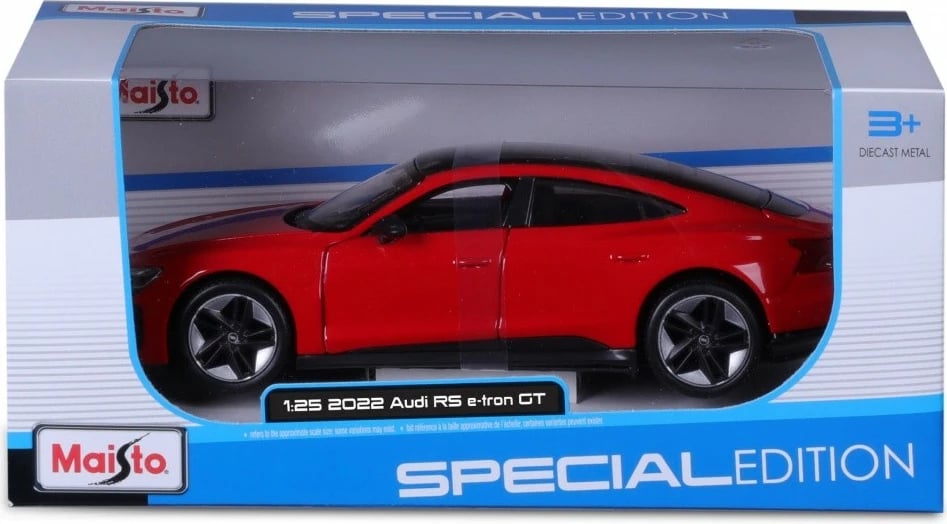 Model veture Maisto Audi RS E-tron GT 2022, 1:25, Kuqe