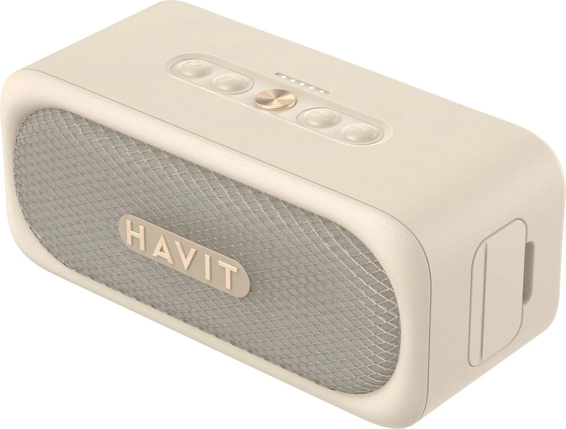 Altoparlant portativ HAVIT SK905BT Classic I, Bluetooth 5.3, 2000 mAh, Bezhe