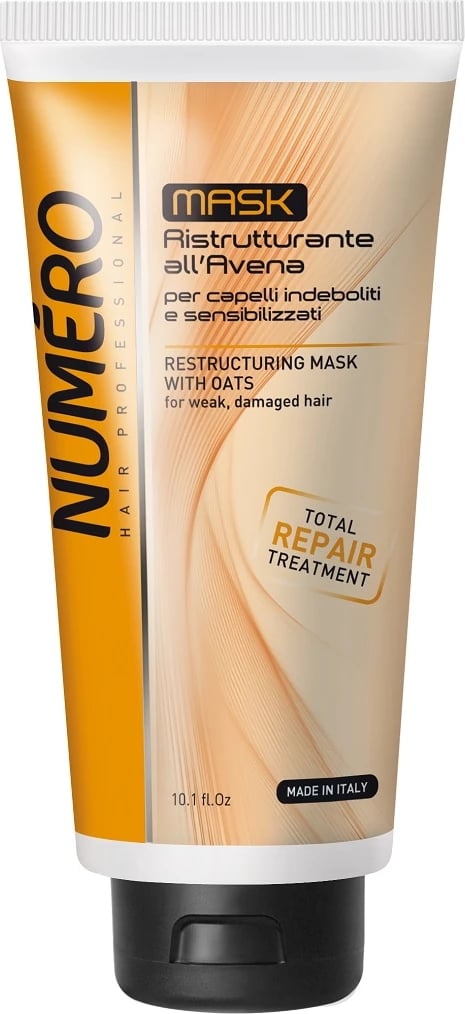 Maskë për flokë për femra NUMERO Restructuring Mask With Oats 300ml