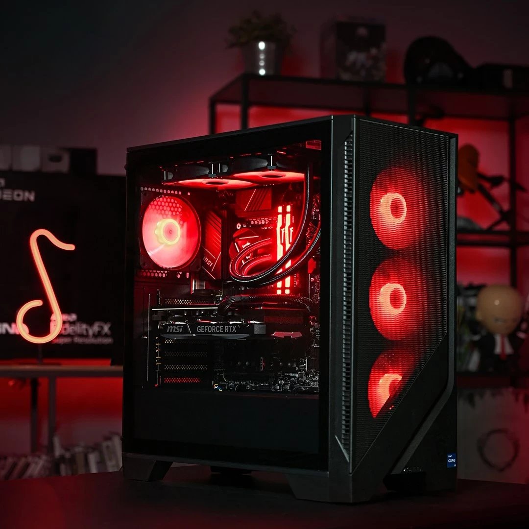 Kompjuter Gaming, AMD Ryzen 7, 32GB RAM, 1TB SSD, AMD Radeon RX 7800 XT 