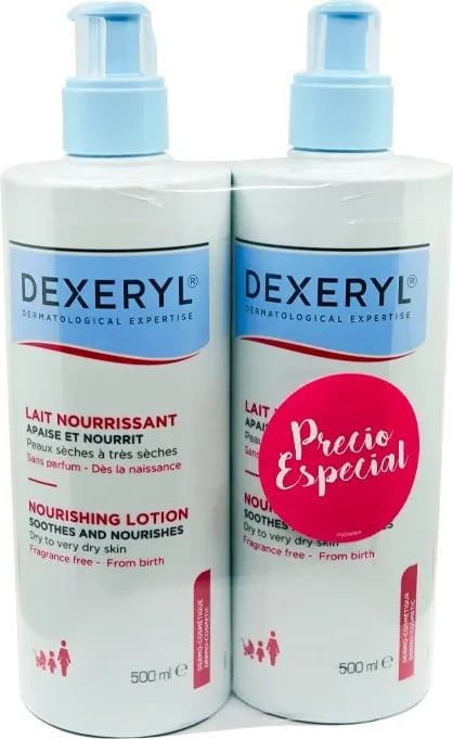 Lëng trupi ushqyes DUCRAY Dexeryl Duo unisex 2x500ml