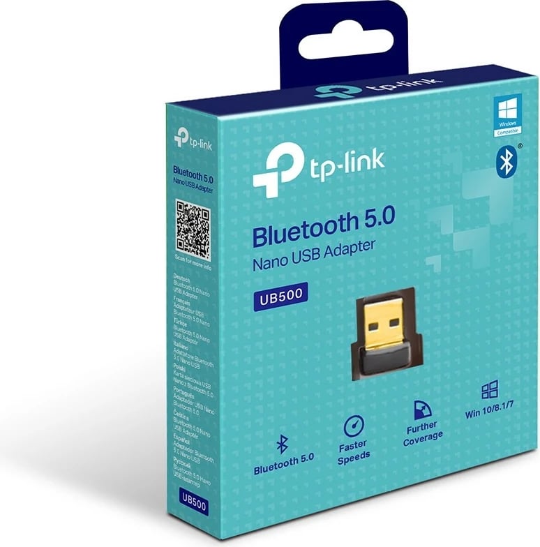 Adapter Bluetooth TP-Link 5.0 Nano USB, Wireless, USB Type-A, i zi