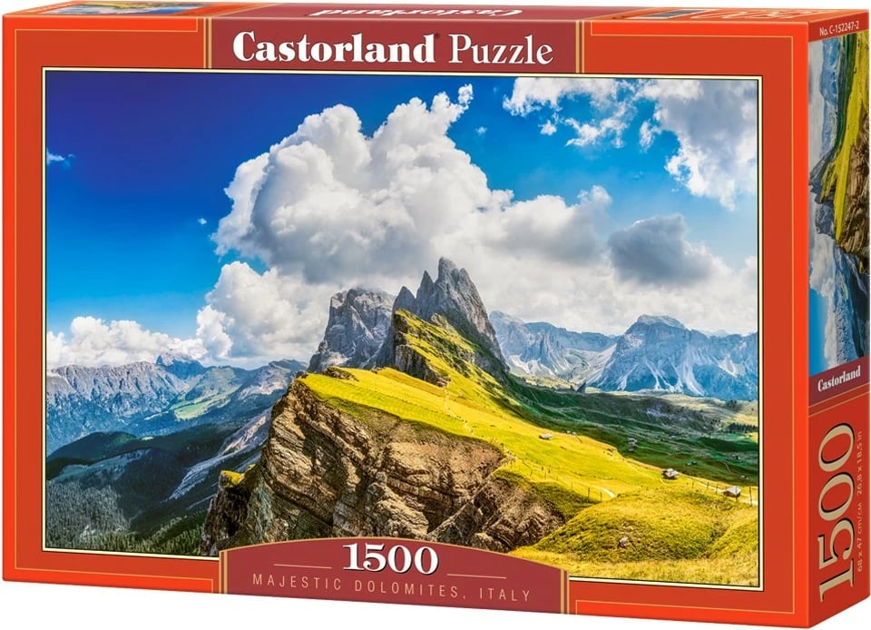 Puzzle Castor 1500 pjesë Majestic Dolomites Italy