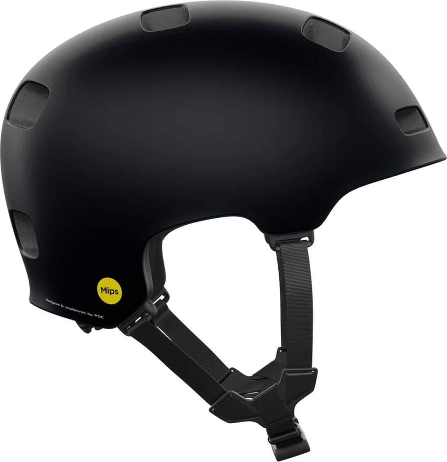 Helmetë POC Crane MIPS, për të rritur, e zezë