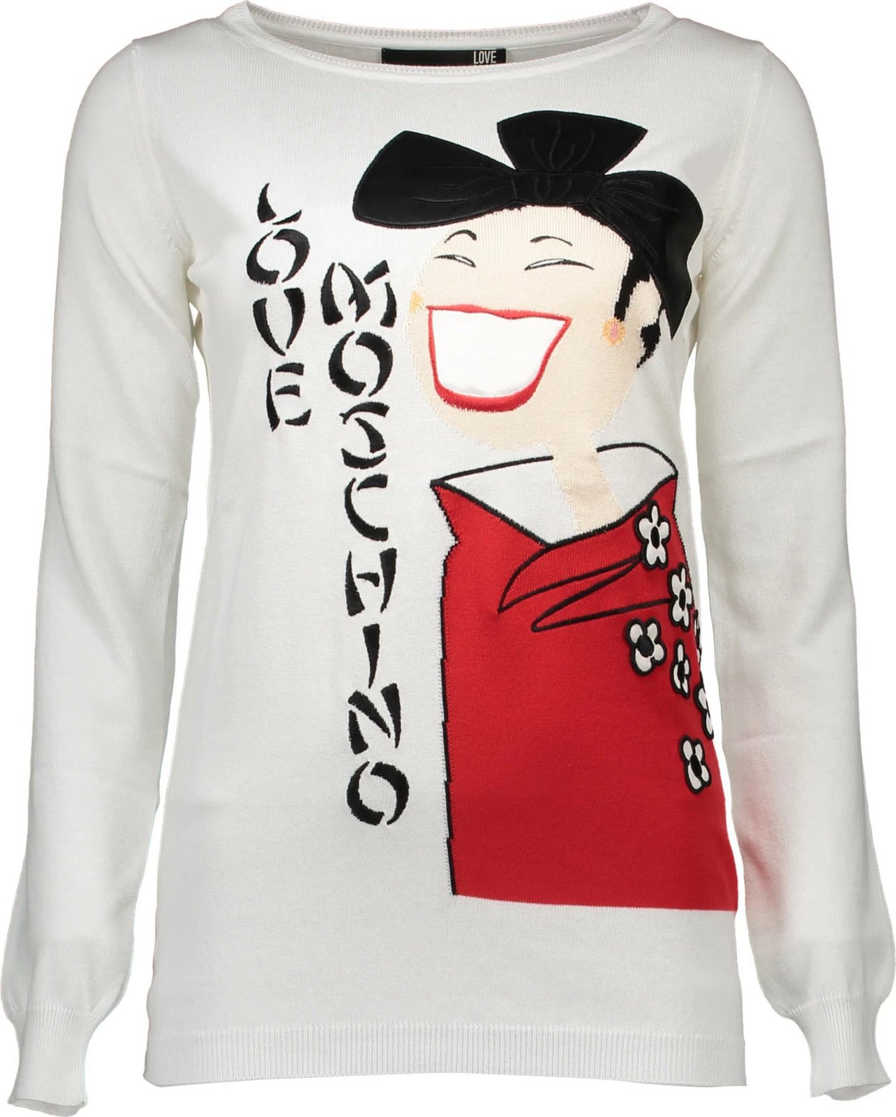 Xhemper LOVE MOSCHINO femra, e bardhë