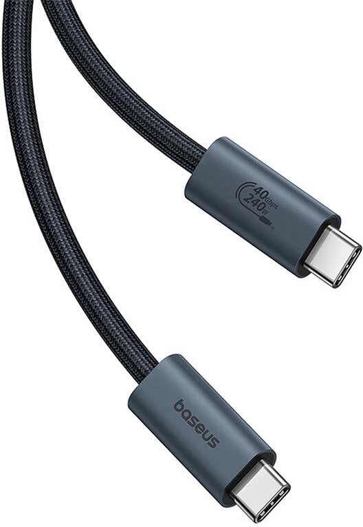 Kabllo USB-C në USB-C Baseus Flash 2, 1m, 240W, e zezë