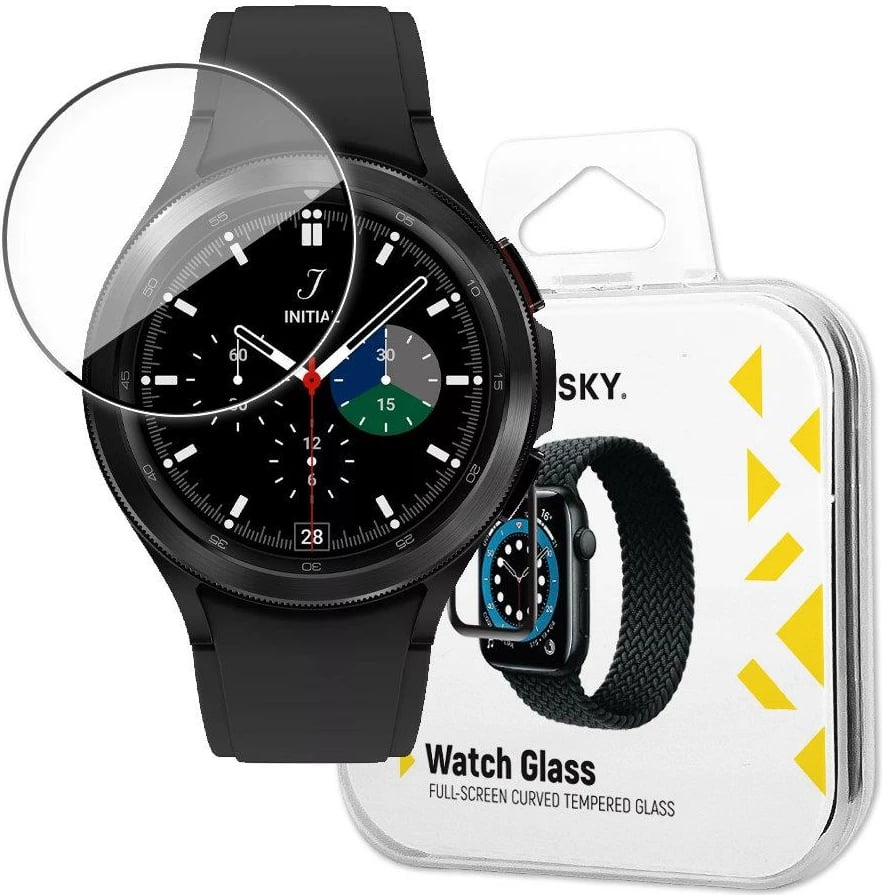 Xham hibrid për smartwatch Wozinsky Watch Glass, për Samsung Galaxy Watch 4/5 40mm, zi