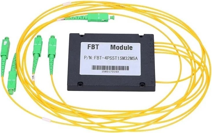 Splitter Extralink 1:4 FBT SC/APC, 70:10:10:10, 2.0mm, 1m