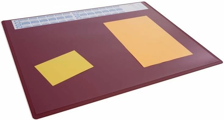 Mbrojtëse tavoline Durable 722303, polipropilen, 650x500mm, e kuqe