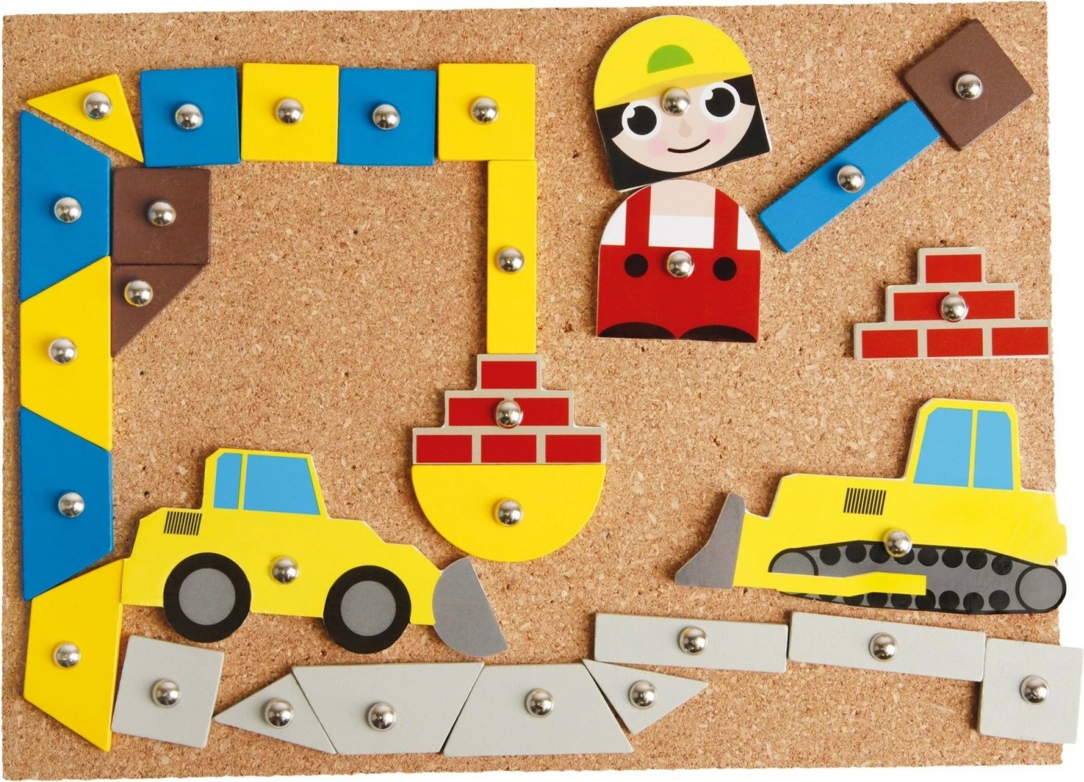 Set ndërtimi me çekiç Lena 65828, 64 pjesë, shumëngjyrësh Set ndërtimi me çekiç Lena 65828, 64 pjesë, shumëngjyrësh