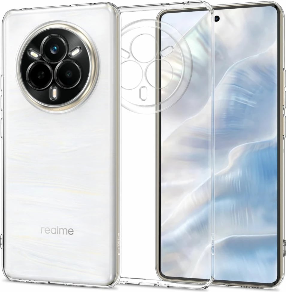Mbështjellës Tech-Protect FlexAir për Realme 14 Pro 5G, Transparent