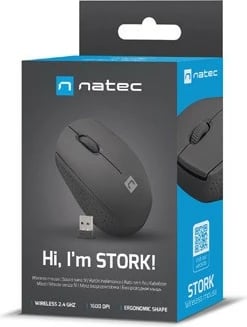 Maus pa kabllo Natec Stork NMY-2000, 1600 DPI, i zi