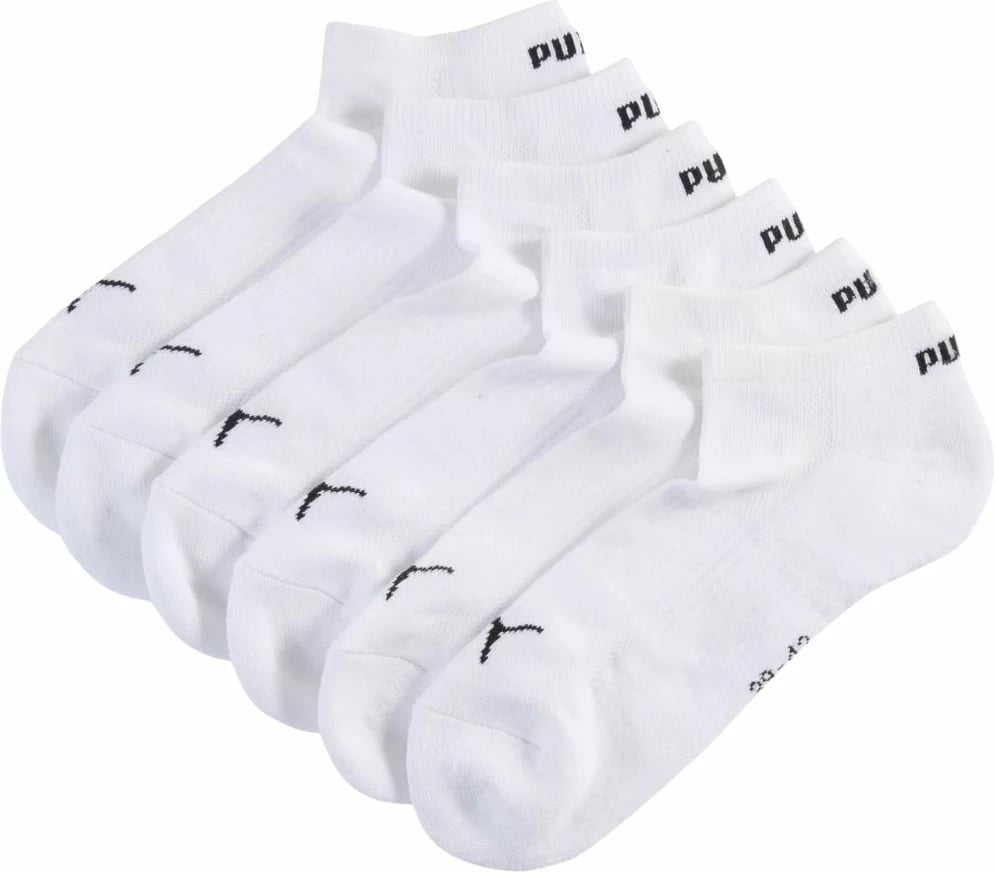 Çorape sportive Puma unisex, të bardha