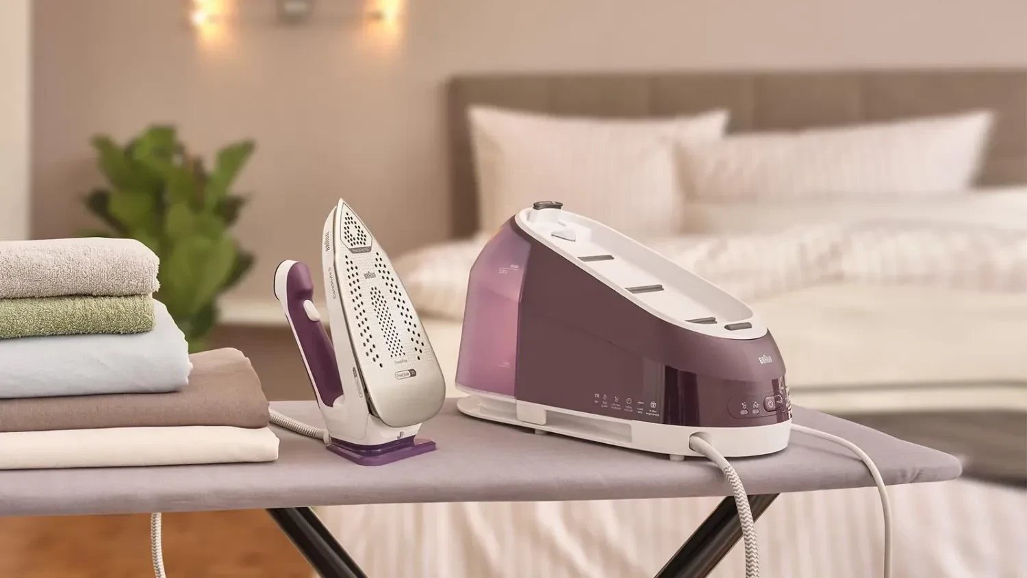 Hekur me avull Braun CareStyle 5 IS5247.VI, i bardhë-vjollcë