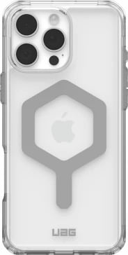 Mbështjellës UAG Plyo MagSafe për iPhone 16 Pro Max, argjendtë