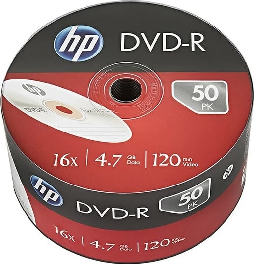 DVD-R HP Verbatim 4.7GB 16x, 50 copë, Cake Box