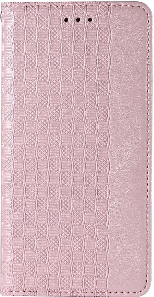 Mbështjellës Hurtel Magnet Strap Case për Samsung Galaxy S22+, me portofol dhe litar dore, Rozë
