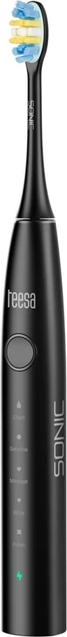 Furçë dhëmbësh elektrike Teesa SONIC 2 TSA8087-B, 5 mënyra, kuti udhëtimi, USB Type-C, e zezë