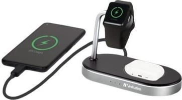 Mbushës wireless Verbatim WCS-02, USB, Ngjyrë Alumini