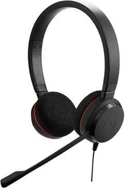 Kufje Jabra Evolve 20 Duo me mikrofon, USB, e zezë