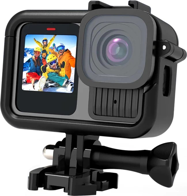 Strehë ftohëse, Telesin, S6-FMS-17-TGP, për GoPro Hero 13/12/11/10/9, ABS, me cold shoe