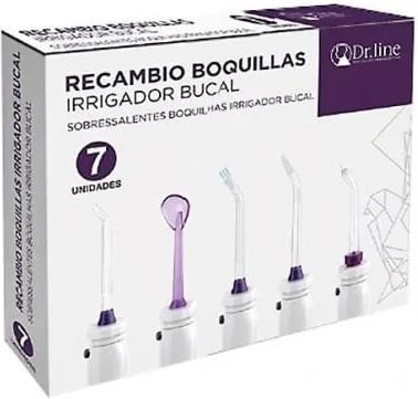 Koka zëvendësuese për irrigator oral Dr. Line, 7 copë
