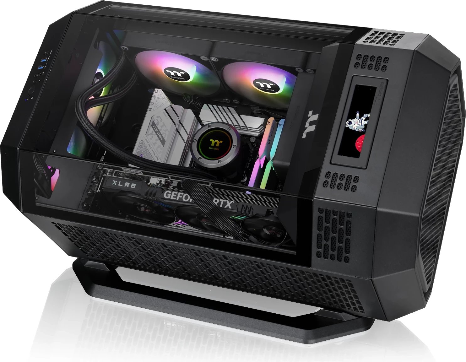 Mbajtës kase Thermaltake Stand Kit për The Tower 300, i zi