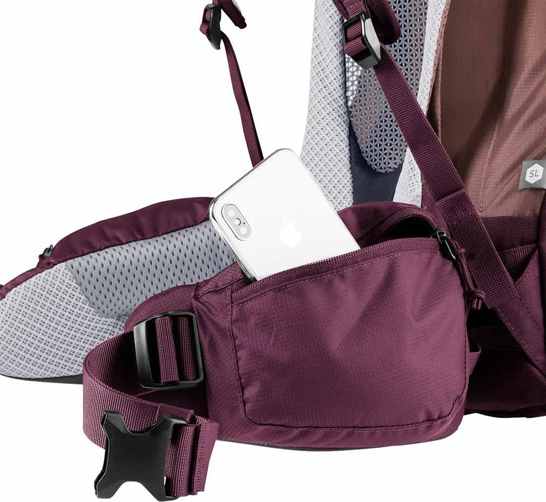 Çantë shpine Deuter Futura Pro 38 SL për hiking, 38L, ashrose/cassis