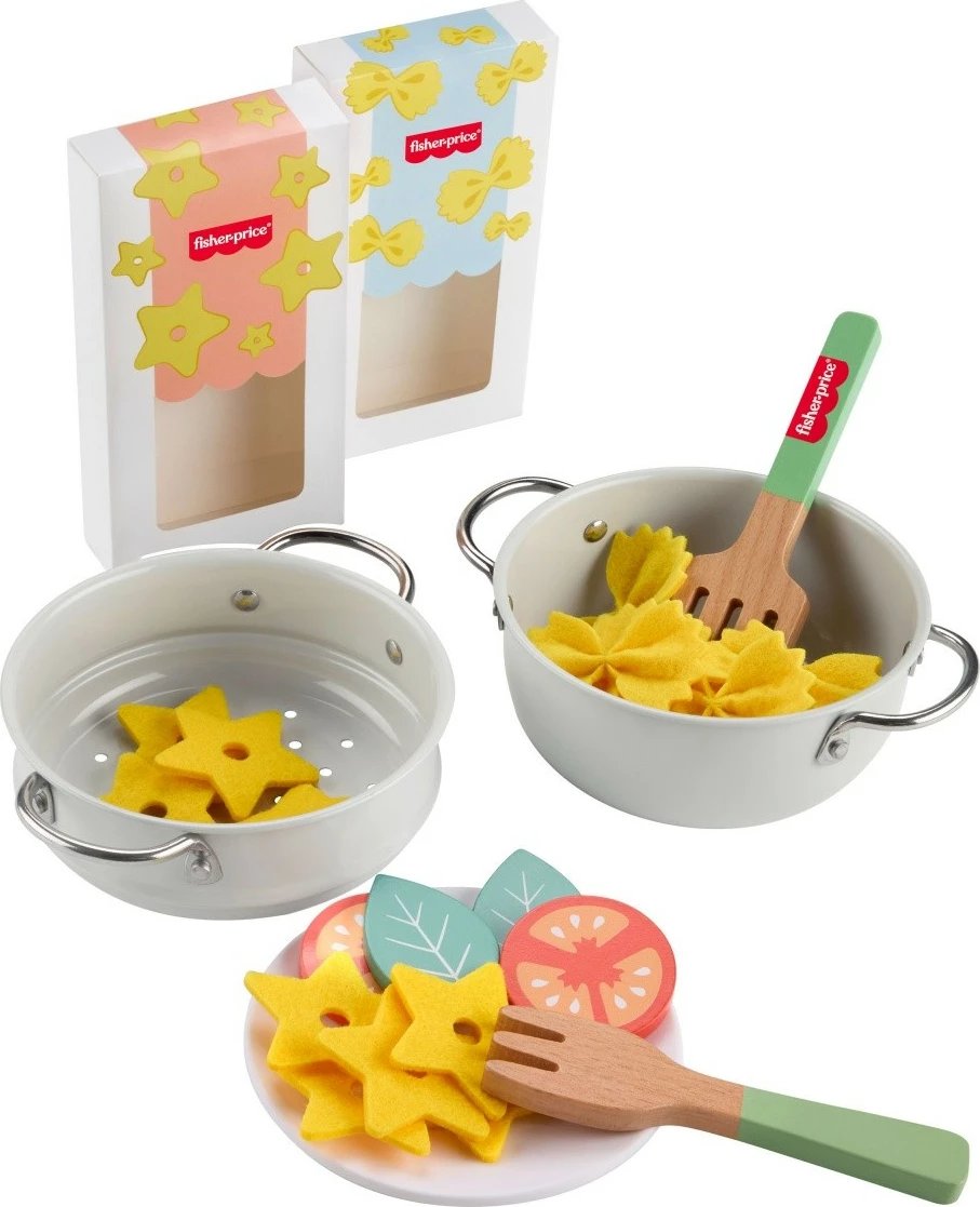 Set lodrash Chef's Pasta Fisher Price JFG14, 31 pjesë, shumëngjyrëshe
