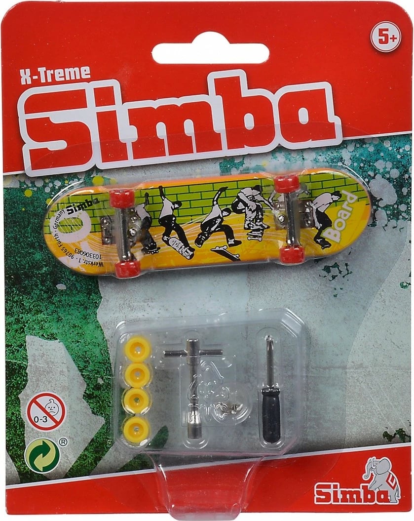 Fingerboard Simba X-Treme, 6 lloje të ndryshme, me aksesorë